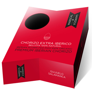 Iberico Chorizo Ring Gourmet food from Spain Mariscal & Sarroca