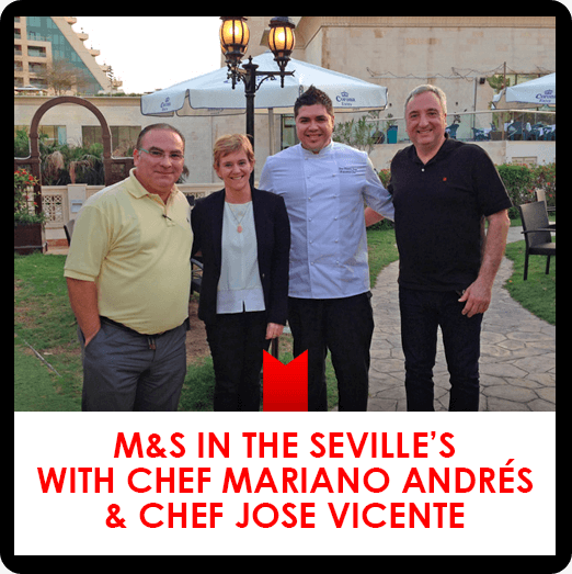 Seville's Restaurant with Chef Mariano Andrés and Chef José Vicente