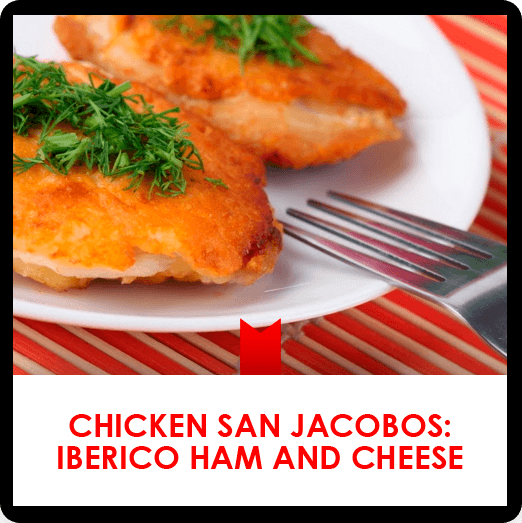 Chicken San Jacobos: Iberico Ham and Cheese  recipe