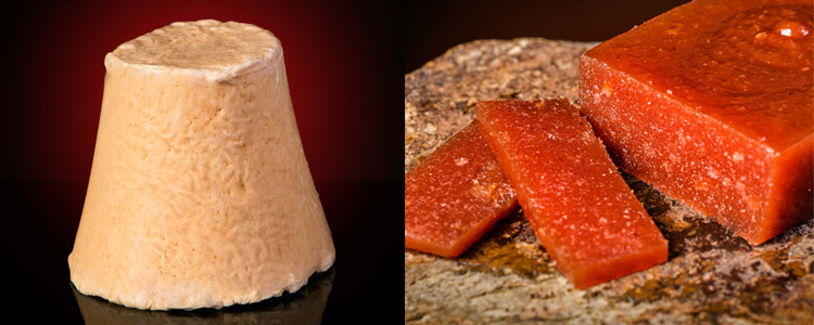 Cheese afuega'l pitu and quince jelly (spanish gourmet)