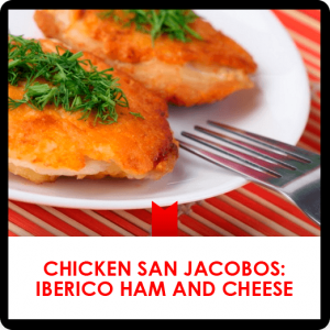 Chicken San Jacobos: Iberico Ham and Cheese recipe