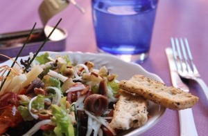 Spanish Cured Cheese with Anchovies Salad